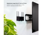 SOPORTE DE PARED UNIVERSAL PARA ROUTER/MINIPC/REPRODUCTOR MULTIMEDIA NEGRO 750x600_tooq_tqmpm4776_10005-list