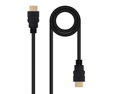CABLE HDMI V2.0 4k 0.5M NEGRO NANOCABLE