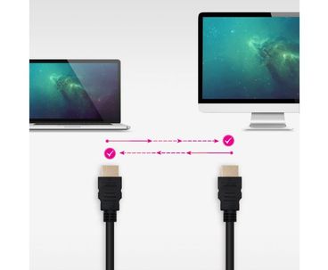 CABLE HDMI V2.0 4k 0.5M NEGRO NANOCABLE