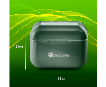 AURICULAR BLUETOOTH ARTICA BLOOM VERDE NGS