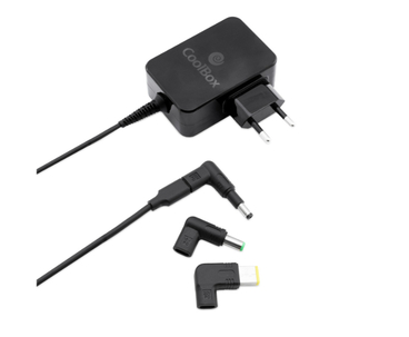 AC ADAPTER UNIVERSAL USB-C PD NOTEBOOK 65W COOLBOX