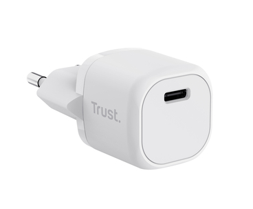CARGADOR PARED/VIAJE ULTRARREDUCIDO USB-C PD 20W MAXO BLANCO TRUST