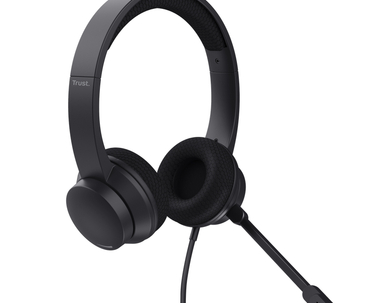 AURICULAR AYDA USB-ENC NEGRO TRUST