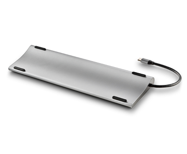 HUB 12 PUERTOS USB-C WONDERDOCK12 GRIS NGS