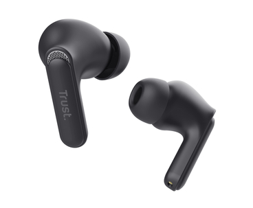 AURICULAR DE BOTON WIRELESS YAVI ENC NEGRO TRUST
