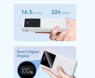 POWER BANK 10000mAh 22.5W BLANCO VENTION