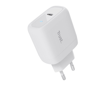 CARGADOR PARED/VIAJE USB-C 45W MAXO BLANCO TRUST
