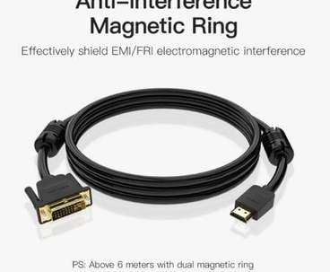 CONVERSOR DVI/M A HDMI/M 1.5 M NEGRO VENTION