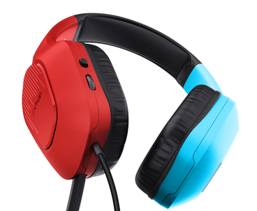AURICULAR GAMING GXT416S ZIROX ROJO/AZUL TRUST
