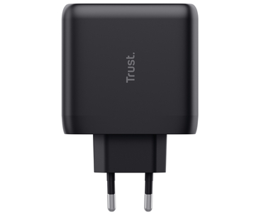 CARGADOR PARED/VIAJE 2xUSB-C 65W MAXO NEGRO TRUST