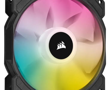 VENTILADOR AUXILIAR SP120 RGB ELITE 120MM BLACK SINGLE PACK CORSAIR