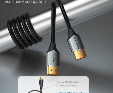 CABLE HDMI V2.0 4K M-M 0.5 M NEGRO VENTION