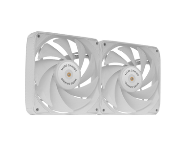 KIT 2 VENTILADORES AUXILIAR MFNCLX2 BLANCO MARS GAMING