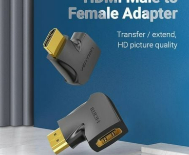 ADAPTADOR 4K 270º HDMI/M A HDMI/H NEGRO VENTION