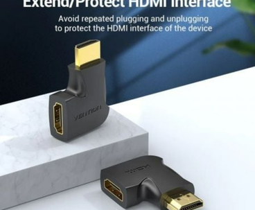 ADAPTADOR 4K 270º HDMI/M A HDMI/H NEGRO VENTION