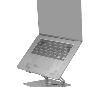 SOPORTE SOBREMESA PARA PORTATIL/TABLET GIRATORIO BLANCO MARS GAMING