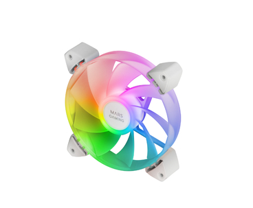 KIT 3 VENTILADORES AUXILIAR A-RGB 120MM MF-3R BLANCO MARS GAMING