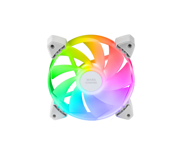 KIT 3 VENTILADORES AUXILIAR A-RGB 120MM MF-3R BLANCO MARS GAMING