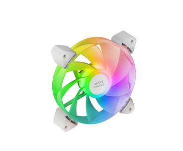 KIT 3 VENTILADORES AUXILIAR A-RGB 120MM MF-3R BLANCO MARS GAMING