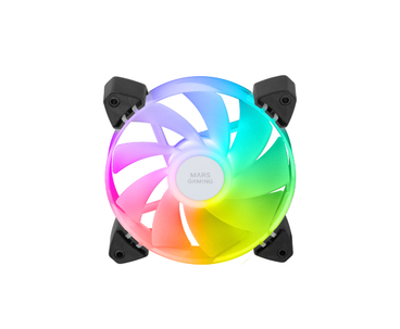 KIT 3 VENTILADORES AUXILIAR A-RGB 120MM MF-3R NEGRO MARS GAMING