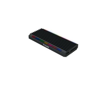 CAJA EXTERNA SSD NGFF/NVMe SHINOBI USB3.1 GEN2 USB-A RGB NEGRO TOOQ