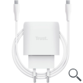 CARGADOR PARED/VIAJE USB-C 45W MAXO BLANCO TRUST
