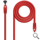 CABLE DE RED LATIGUILLO SSTP CAT8.1 AWG26 0.25 M ROJO NANOCABLE